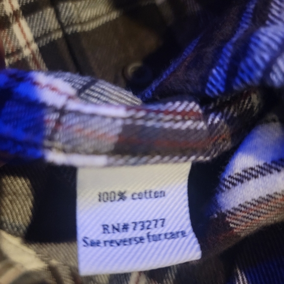 Croft & Barrow Plaid Front Button Shirt - Picture 7 of 11